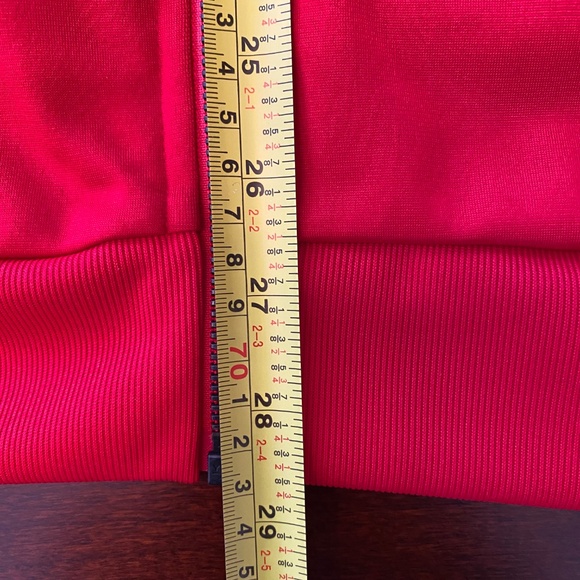 Mens Red Adidas Track Jacket - New with Tag – Full Zip, Classic Athletic Style - Picture 10 of 11